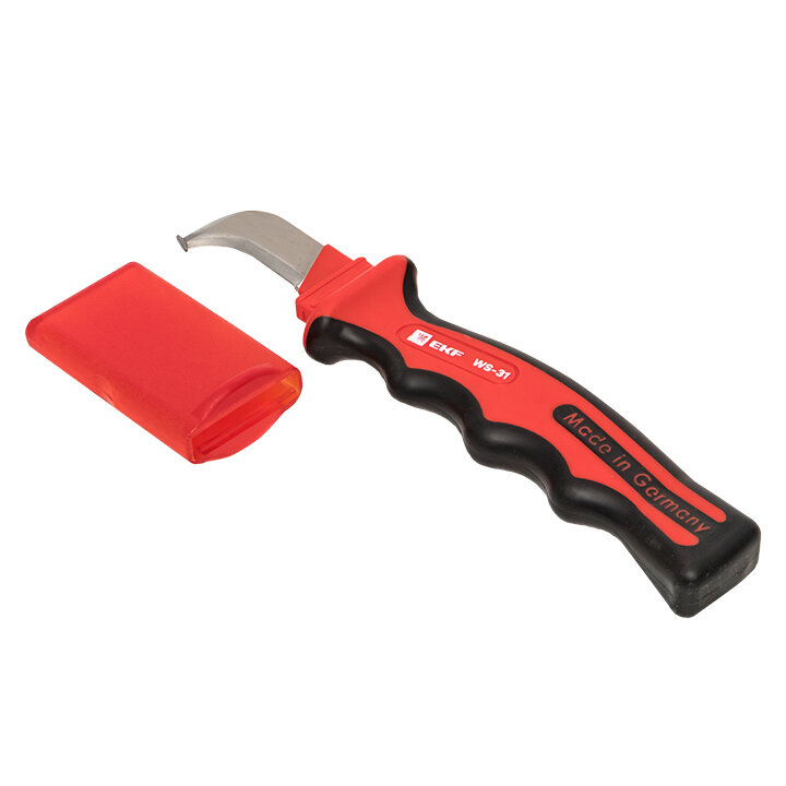 EKF Averes Нож для снятия изоляции с пяткой 1000V WS-31 Professional ws-31 (5 шт.)