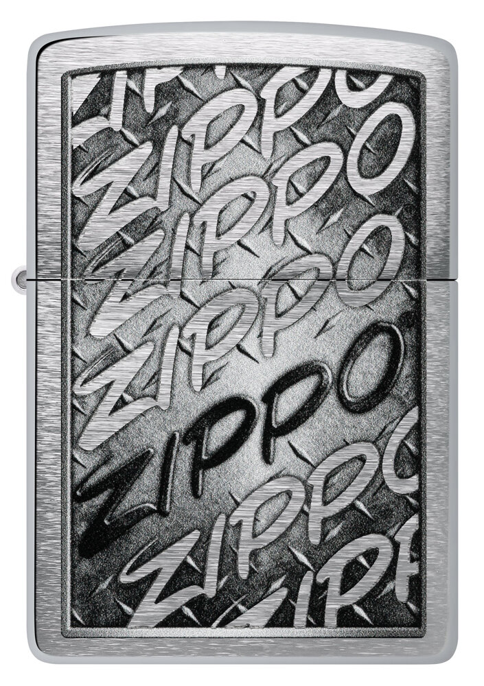 Оригинальная бензиновая зажигалка ZIPPO Classic 48784 с покрытием Brushed Chrome - ZIPPO