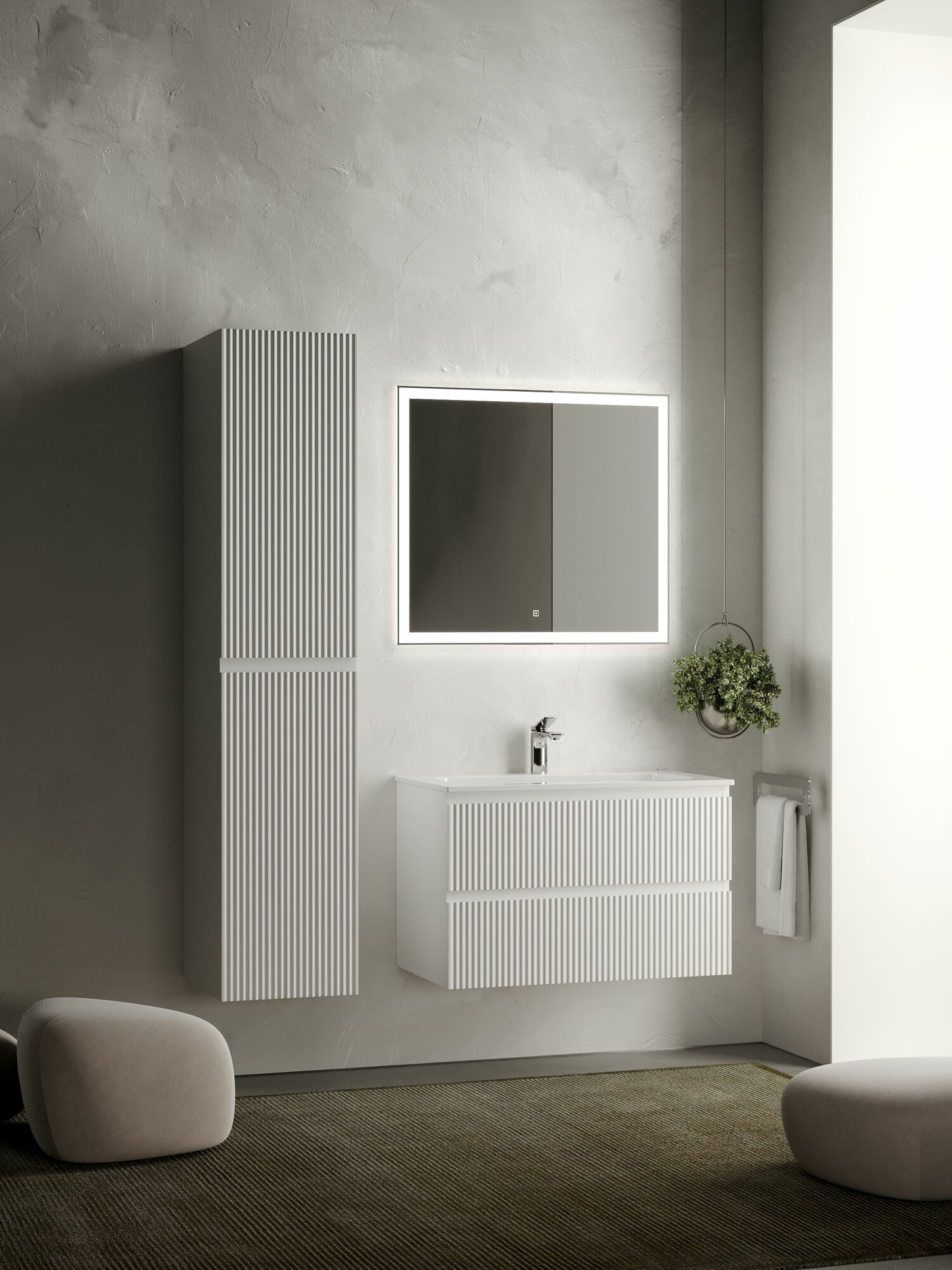 Тумба под раковину Sancos Snob R 80 SNR80W bianco - фото №3