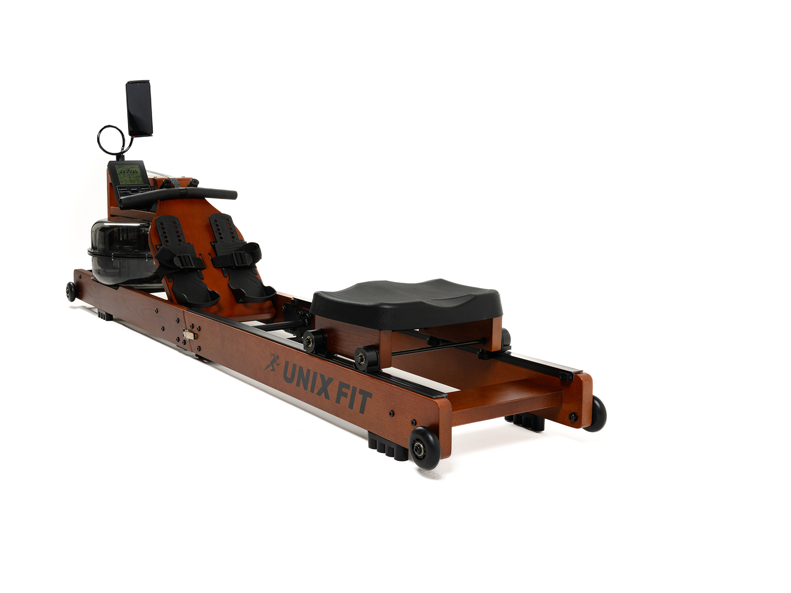 Гребной тренажер UnixFit Fit Wood Rower Dark