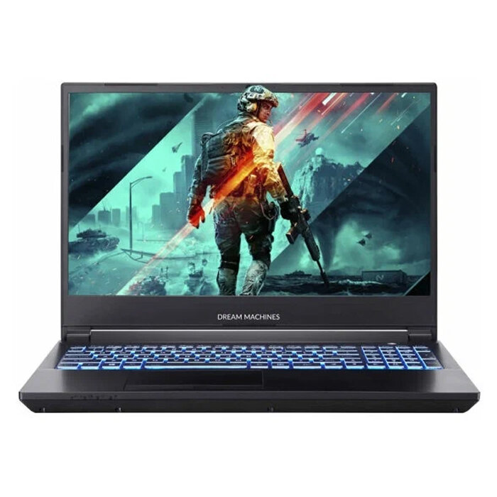 Ноутбук Dream Machines RT3060-15KZ30 15.6" R5-5600X/16Gb/1Tb SSD/RTX3060/DOS black