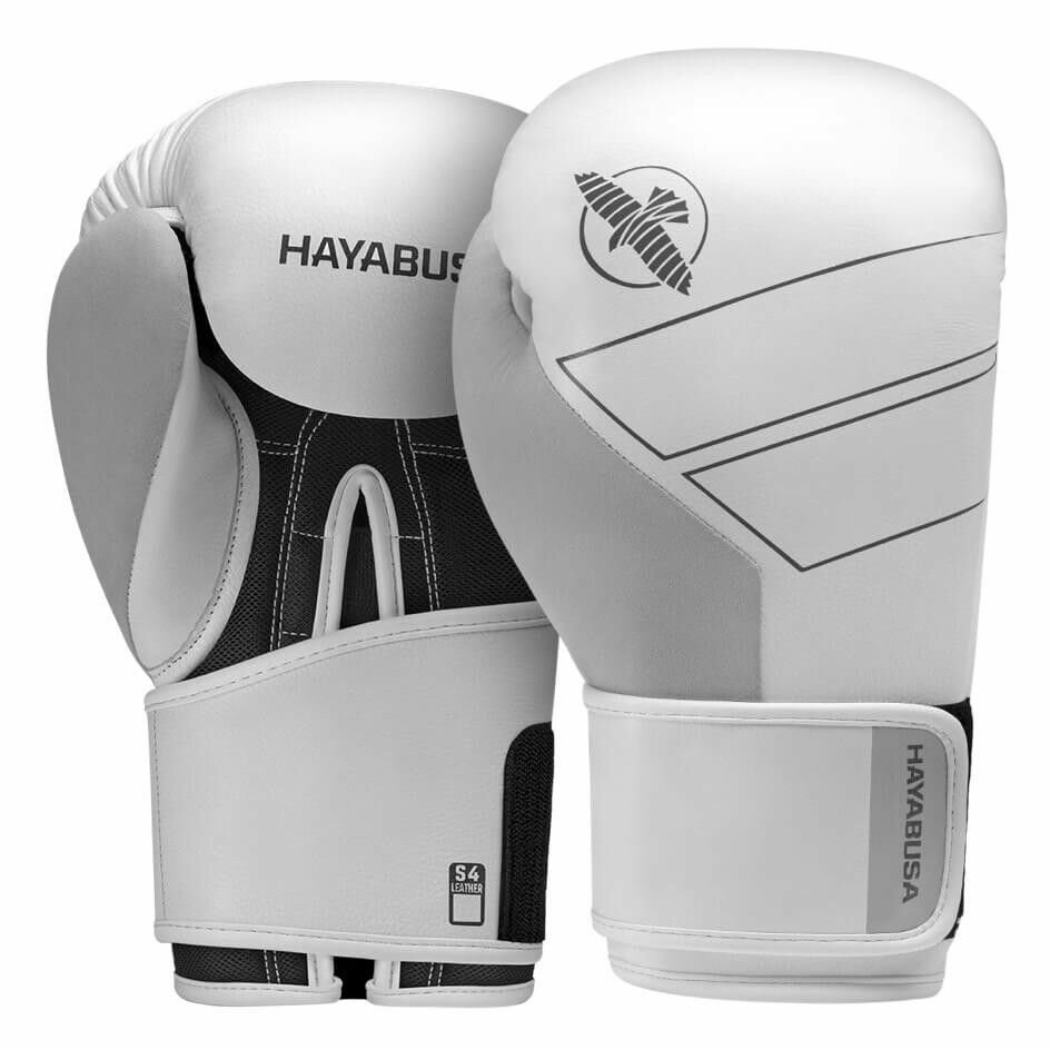 Перчатки боксерские HAYABUSA S4 Leather BOXING GLOVES, 10 унций, белые