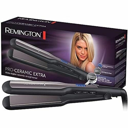 Выпрямитель для волос Remington Pro-Ceramic, удлиненные, очень широкие пластины для укладки, черный, S5525