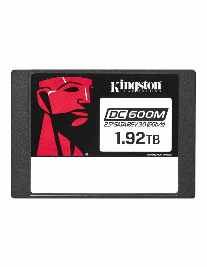 Накопитель SSD 2.5'' Kingston DC600M 1.92TB SATA 6Gb/s 3D TLC 560/530MB/s IOPS 94K/78K TBW 3504 DWPD 1 - фото №1