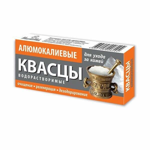 Квасцы алюмокалиевые водорастворимые МедикоМед 100г