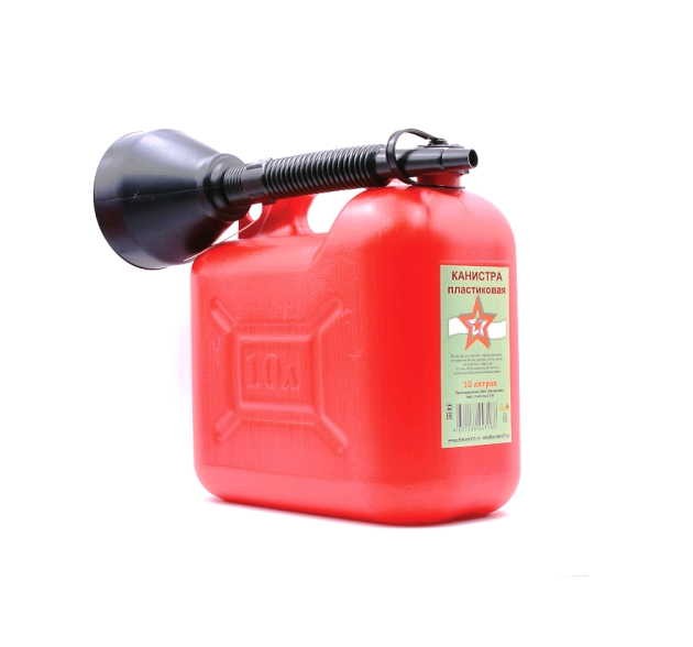 фото Канистра пластик 10л с заливным устройством