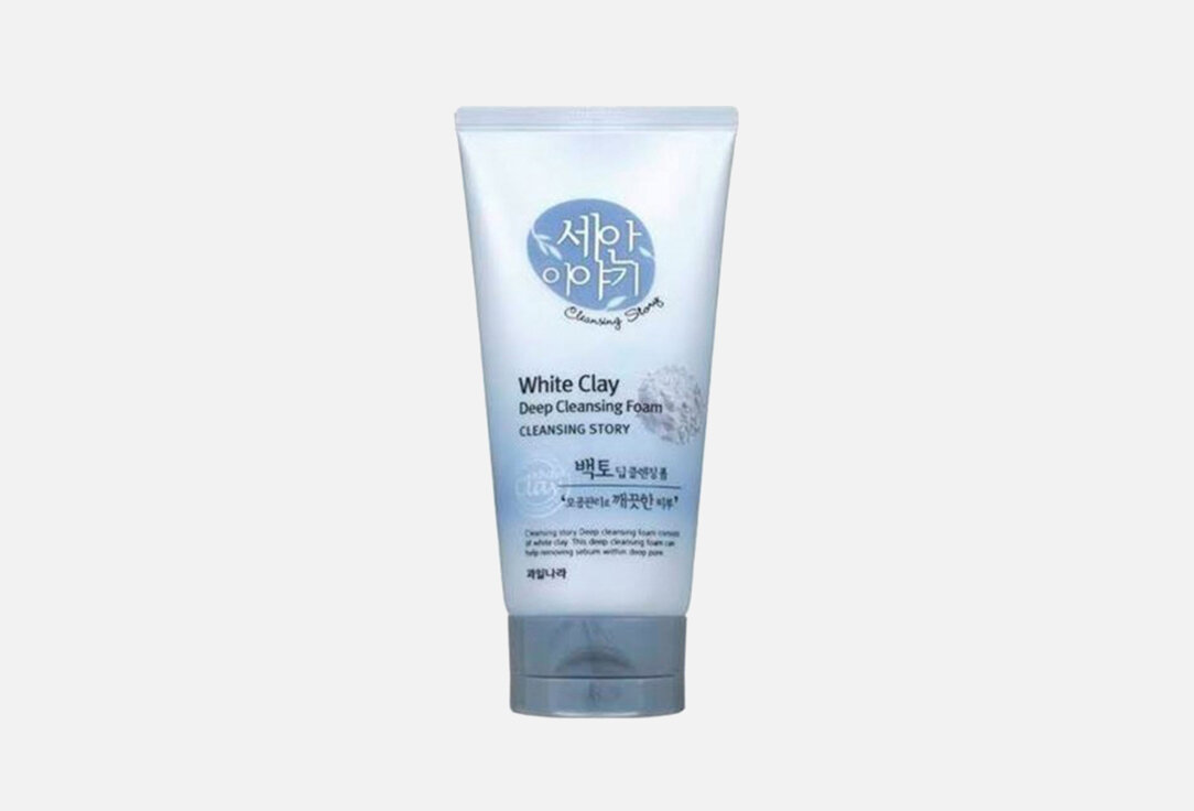 Очищающая пенка для умывания лица Welcos CLEANSING STORY White Clay Deep Cleansing Foam х / вес 150 г