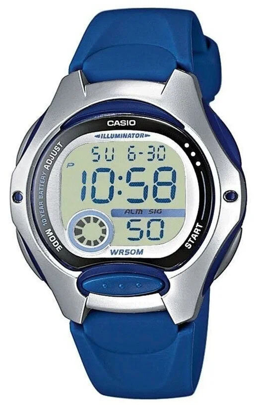 Наручные часы CASIO Collection LW-200-2A, синий, черный