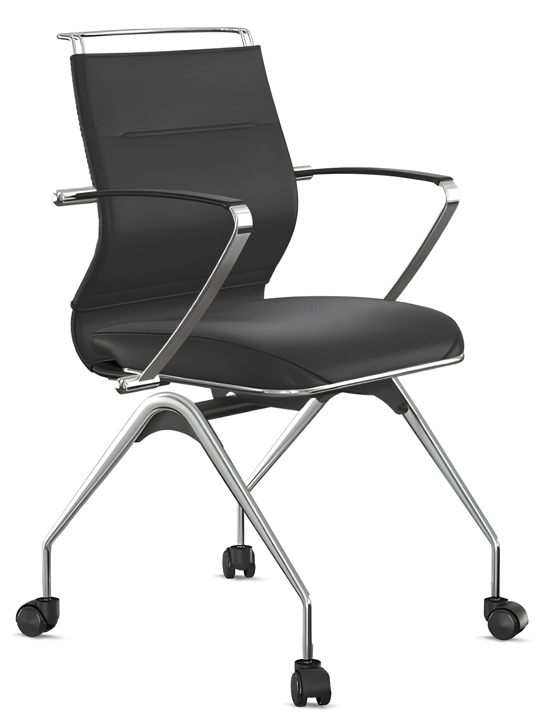Кресло офисное METTA ErgoLife Sit Well M4-192K - Extra черный / Компьютерное кресло для начальника менеджера для дома