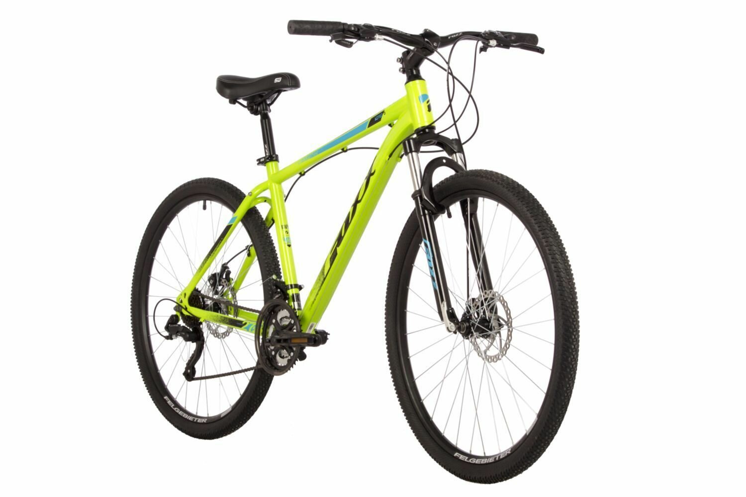 Велосипед FOXX 27.5" AZTEC D зеленый, сталь, размер 20"