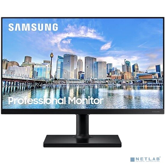 Samsung Монитор LCD Samsung 23.8" F24T450FZI черный IPS 1920x1080 75Hz 5ms 16:9 250cd 178/178 1000:1 8bit(6bit+FRC) 2xHDMI1.4 DisplayPort1.2 2xUSB2.0 HAS Pivot VESA чёрный