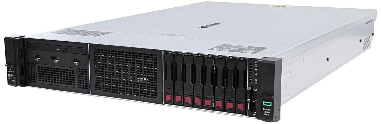 Серверная платформа HPE ProLiant DL380 Gen10 P19720-B21_BASE/2U/2x3647/ 24xDDR4-2933 RDIMM/LRDIMM/ 8x25"