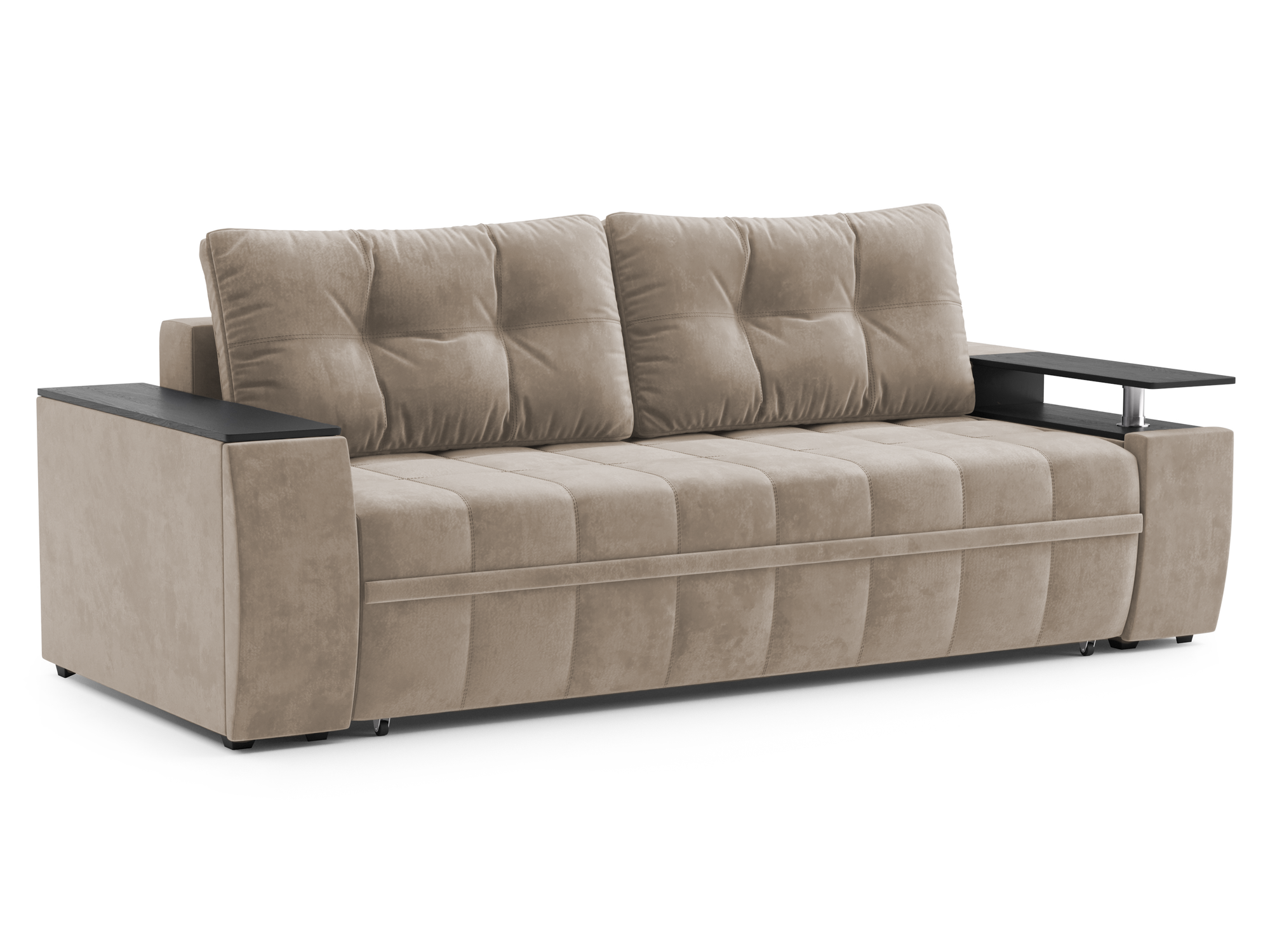 Диван Мустанг / еврокнижка /диван кровать/диван прямой/диван для сна/диван раскладной/НПБ/Диван с коробом в подлокотнике