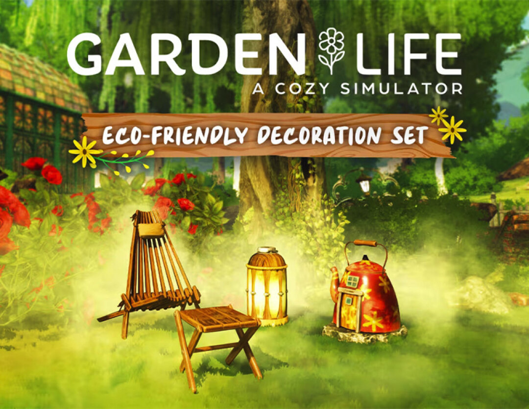 Garden Life: A Cozy Simulator - Eco-friendly Decoration Set