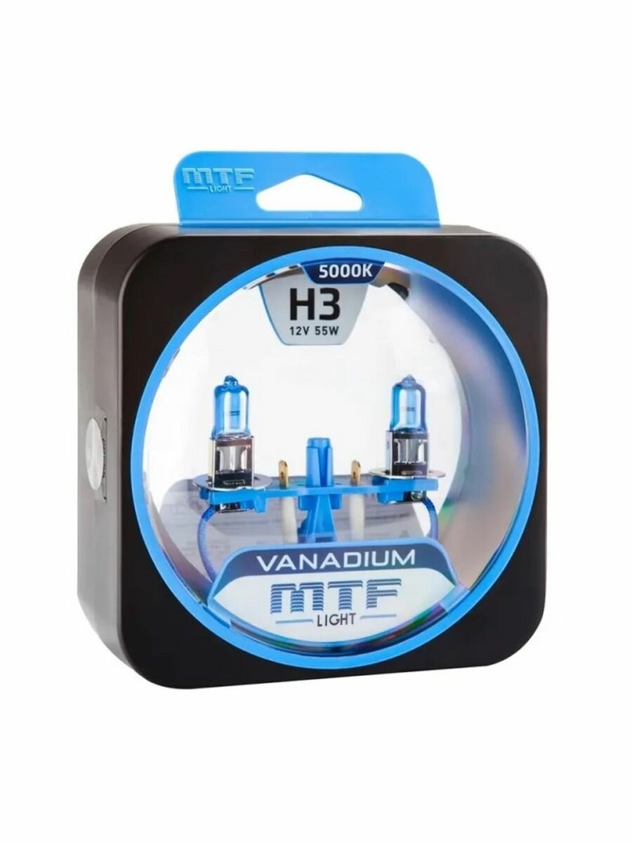 Лампа автомобильная MTF-Light Vanadium H3