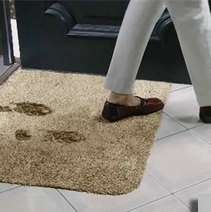 Супервпитывающий придверный коврик Ни следа (Clean Step Mat) - фотография № 4