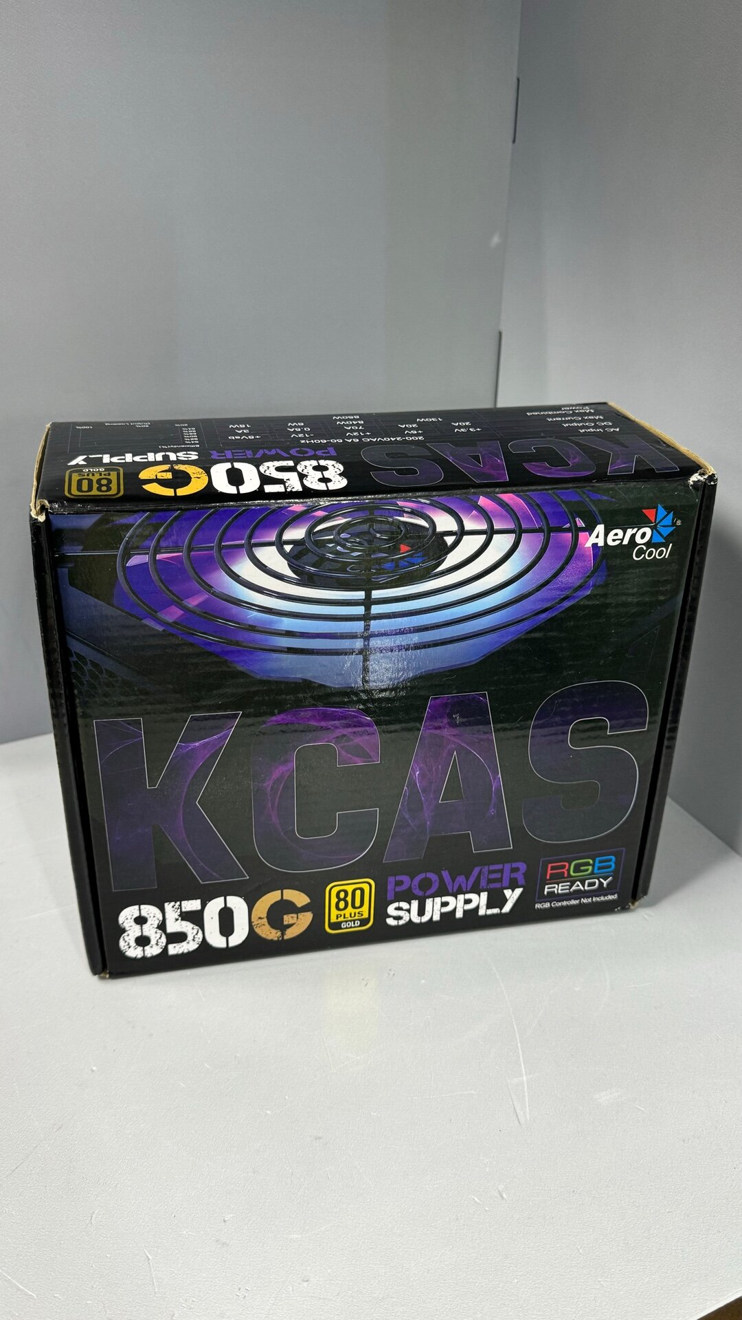 Блок питания AeroCool 850W KCAS-850G80 PLUS GOLD RGB