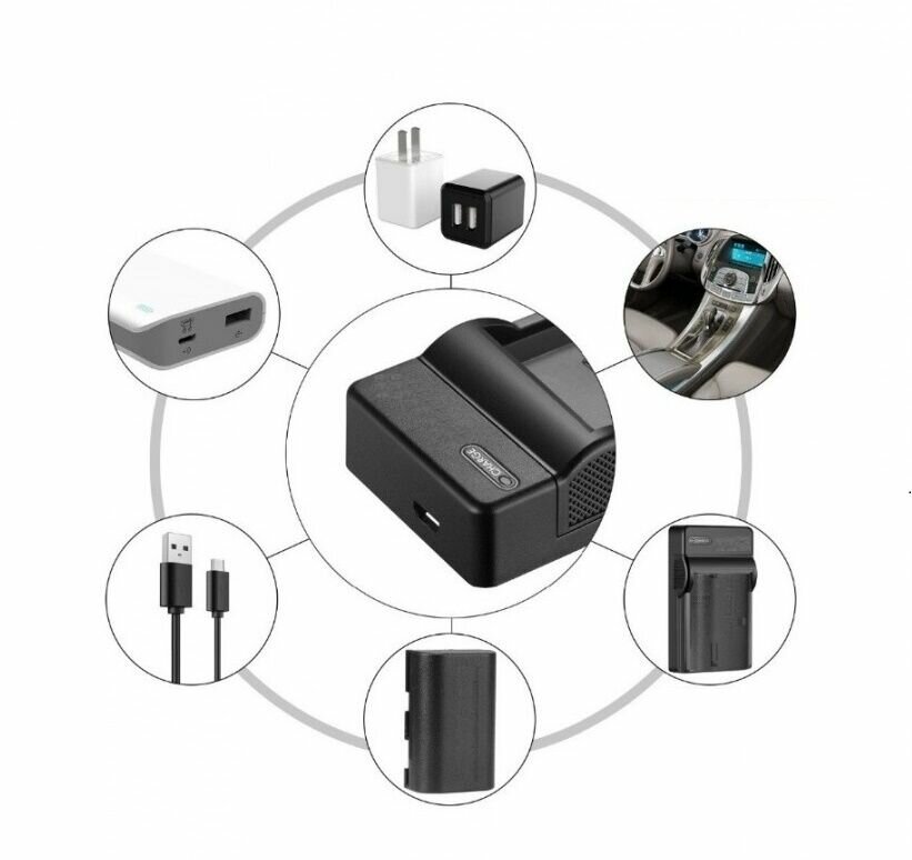 Зарядное устройство Digital DC-K5 micro USB для аккумулятора Sony FV100