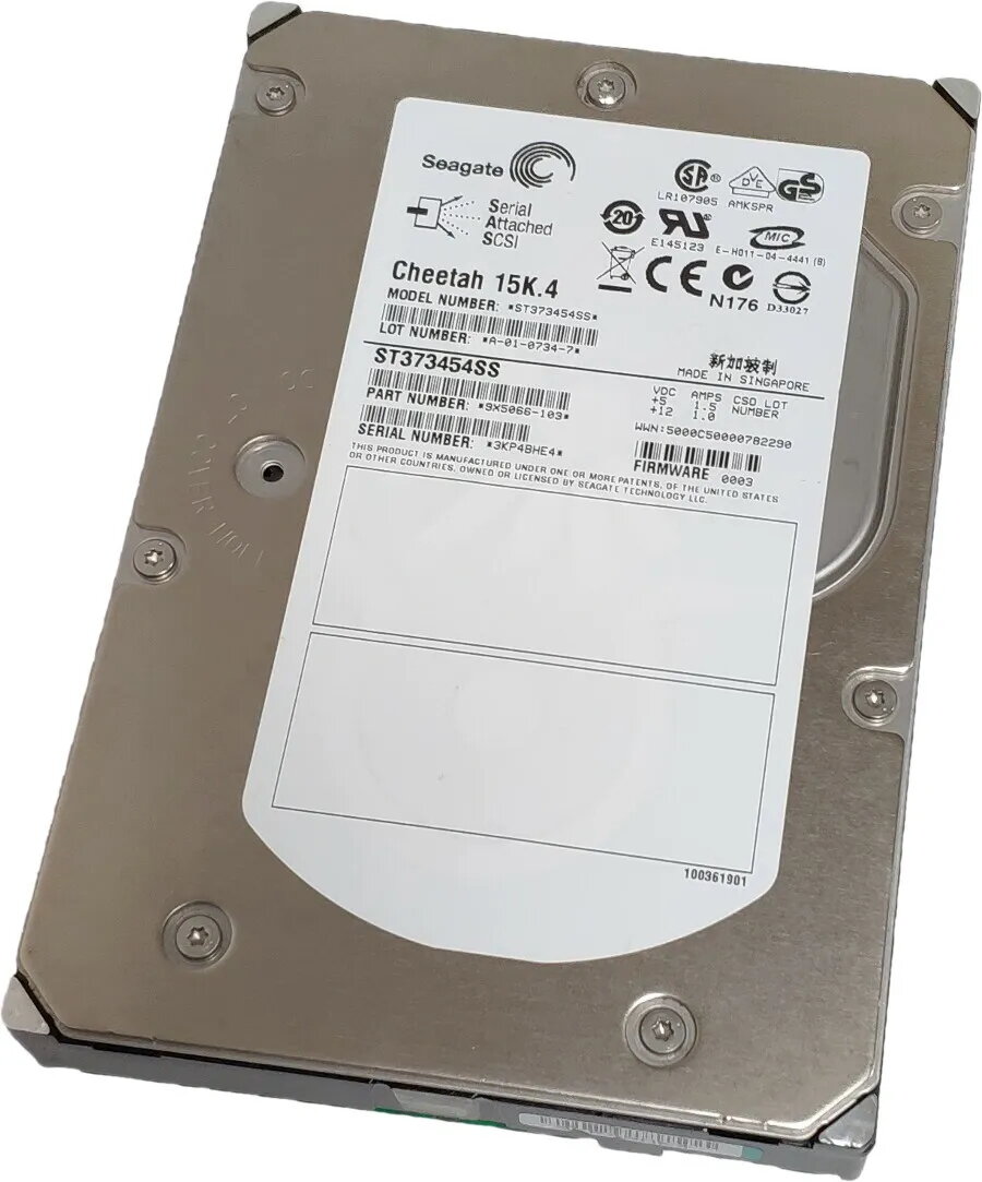 Жесткий диск Seagate Cheetah 15K.4 72Gb (U300/15000/16Mb) SAS 3,5" 9X5066-133