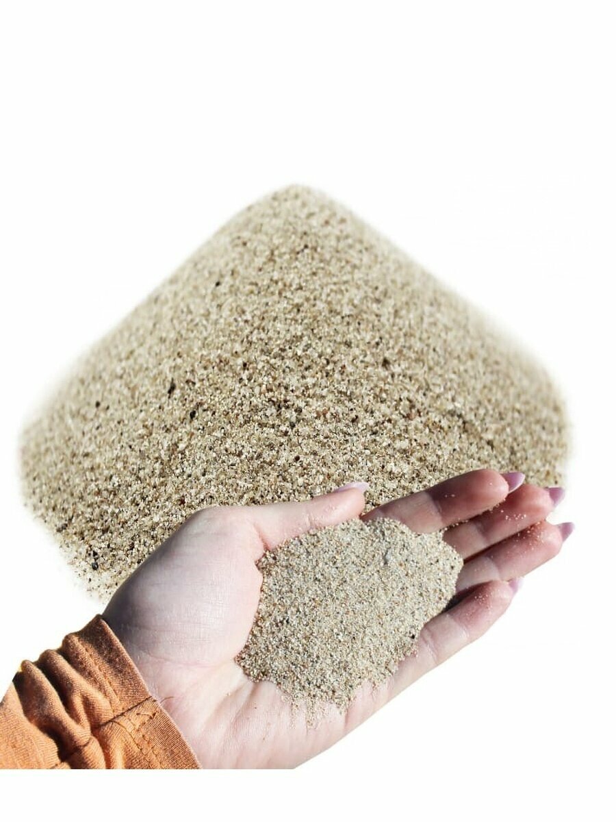 Песок кварцевый обогащённый для песочного фильтр насоса фракция 0.63-1.2 мм 247 кг