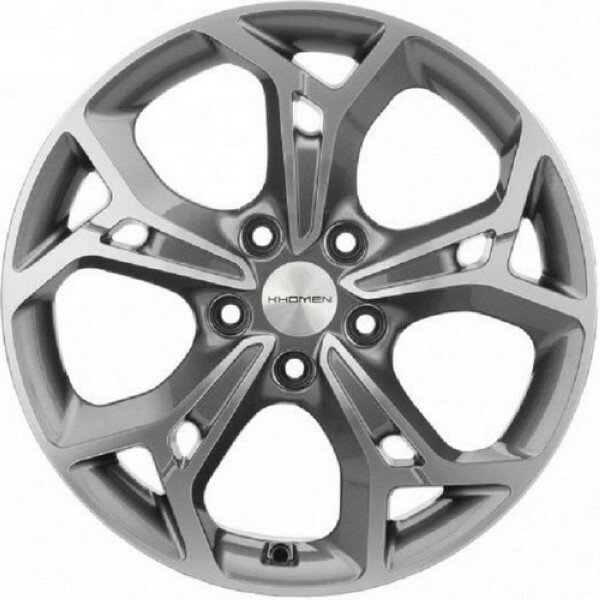 Колесный диск Khomen Wheels KHW1702 7x17 5*114,3 ET45 66,1 Gray-FP