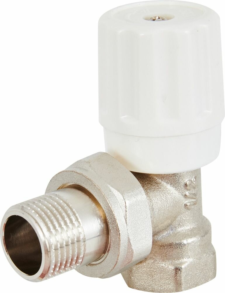 Спец клапан регулирующий для радиатора угловой 1/2"ВР(г) х 1/2"НР(ш) / спец клапан (вентиль) регулирующий для радиатора угловой 1/2"ВР(