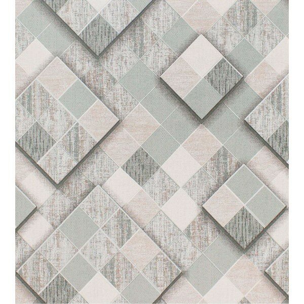 фото Обои виниловые на флизелиновой основе Азимут оптима "Рубикон Декор" 1,06х10 метров, цвет зеленый, 1625-6