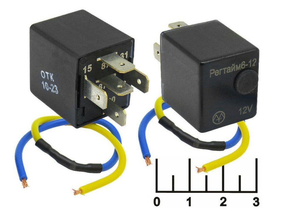 Реле времени 12V 0-600сек/мин/час Регтайм6-12 задержка вкл./выкл