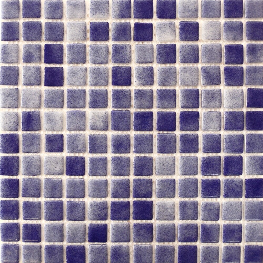 фото Мозаика стеклянная Reexo M003, цвет: моно, с напылением (синий кобальт), цена - за 1 м2