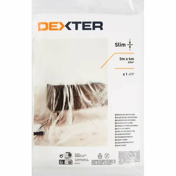 Пленка защитная Dexter 500x400 см