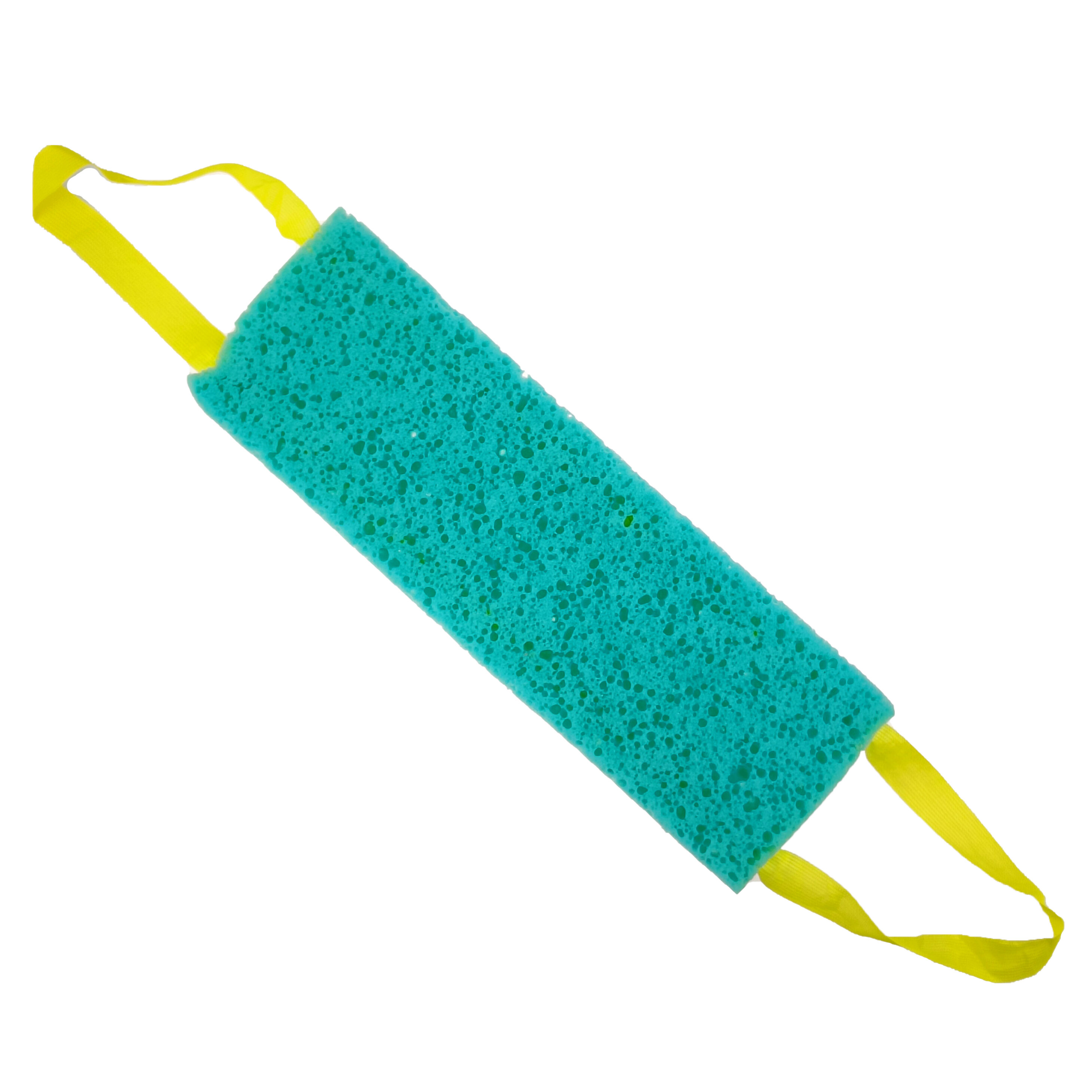 фото Мочалка Lillit Шахтер Люкс двухсторонняя, черно-красная, 38х12х3 см