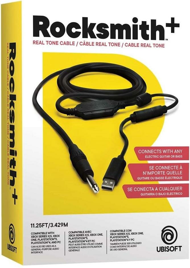 Кабель Real Tone Cable для игры Rocksmith+ (PS5/PS4/Xbox One/Series X)