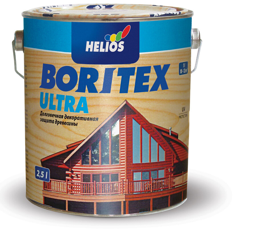 Helios BORITEX ULTRA / Боритекс Ультра Пропитка по дереву 25л махагон