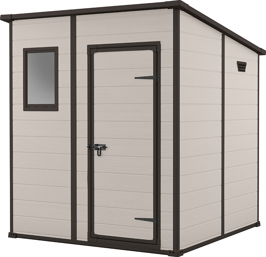 Пластиковый сарай Keter Manor Pent 6x6 beige