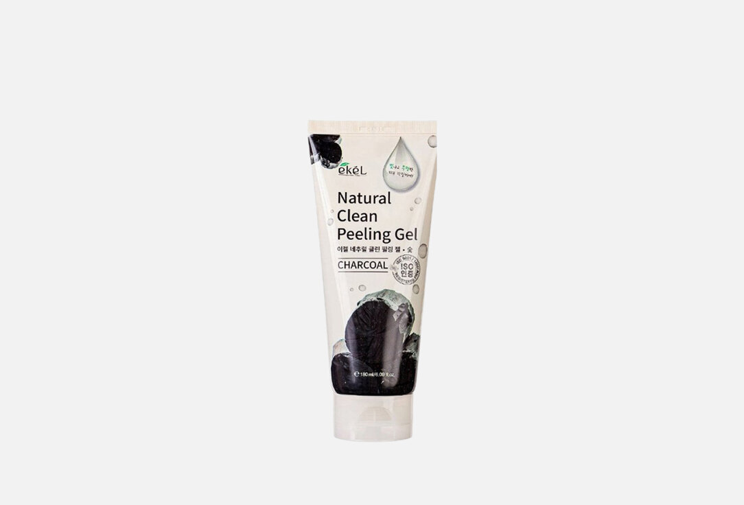 Пилинг-скатка для лица Ekel, Natural Clean peeling gel Charcoal 180мл