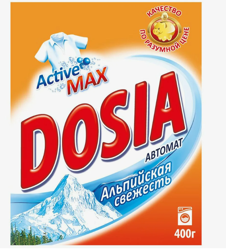фото Стиральный порошок Dosia Альпийская свежесть для ручной стирки, 365 г