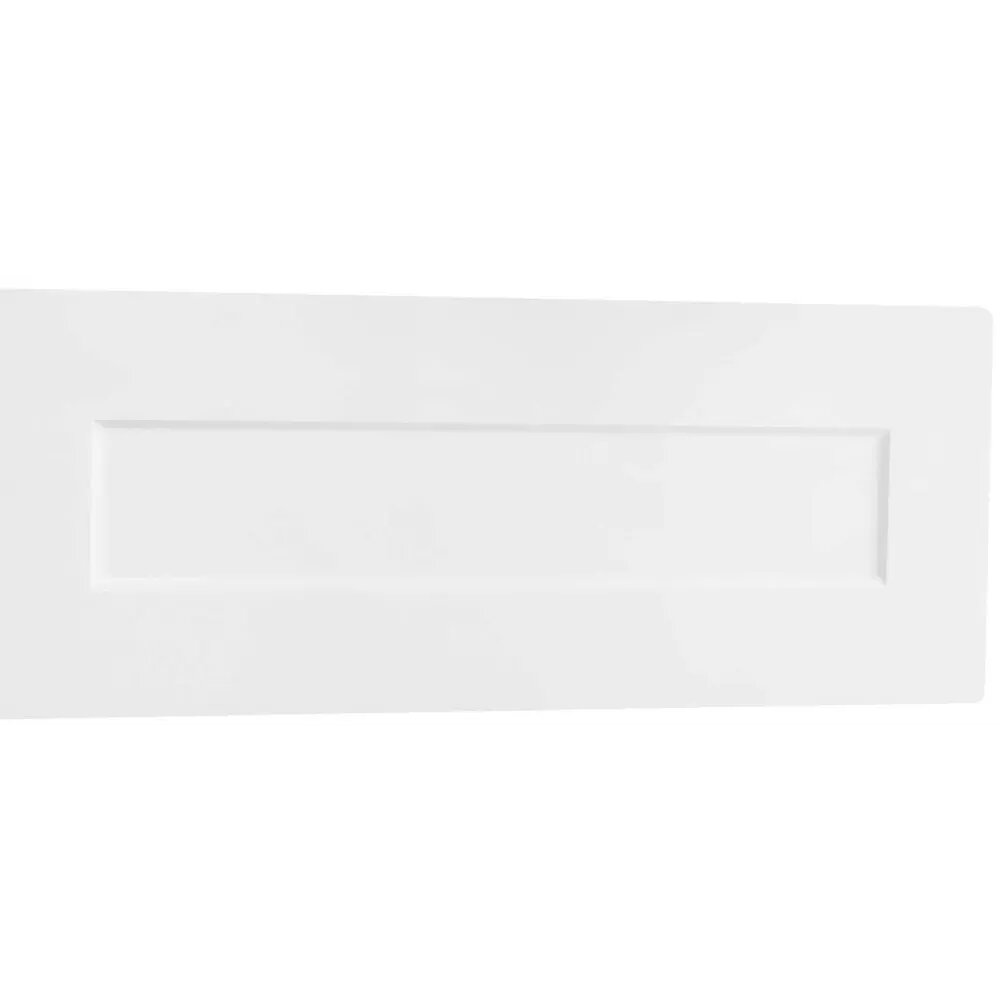 Фасад для кухонного ящика под духовку Ньюпорт белый 16.7x44.7 см Delinia ID МДФ цвет белый
