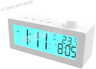 Часы-будильник RITMIX CAT-111 White электротовар