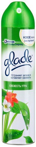 Набор из 3 штук Освежитель воздуха аэрозоль Glade Свежесть утра 300мл