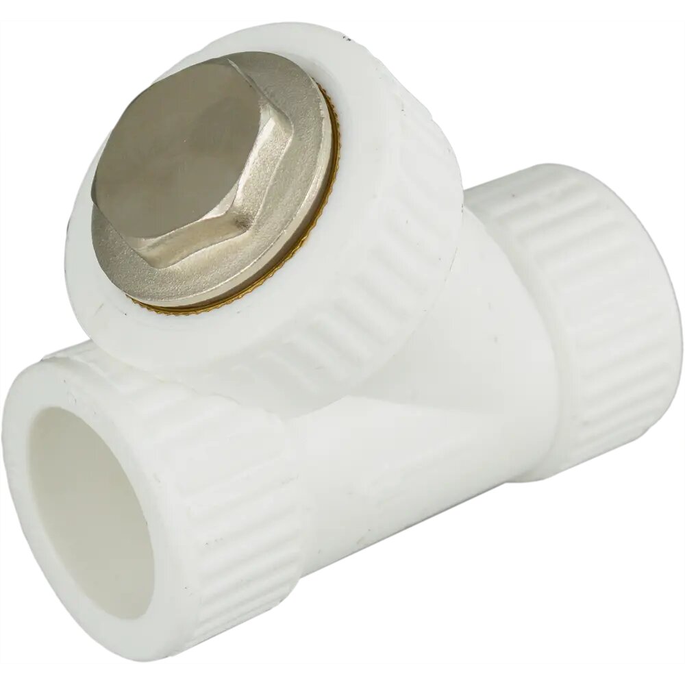 фото Фильтр косой внутренняя-внутренняя резьба 32 мм полипропилен