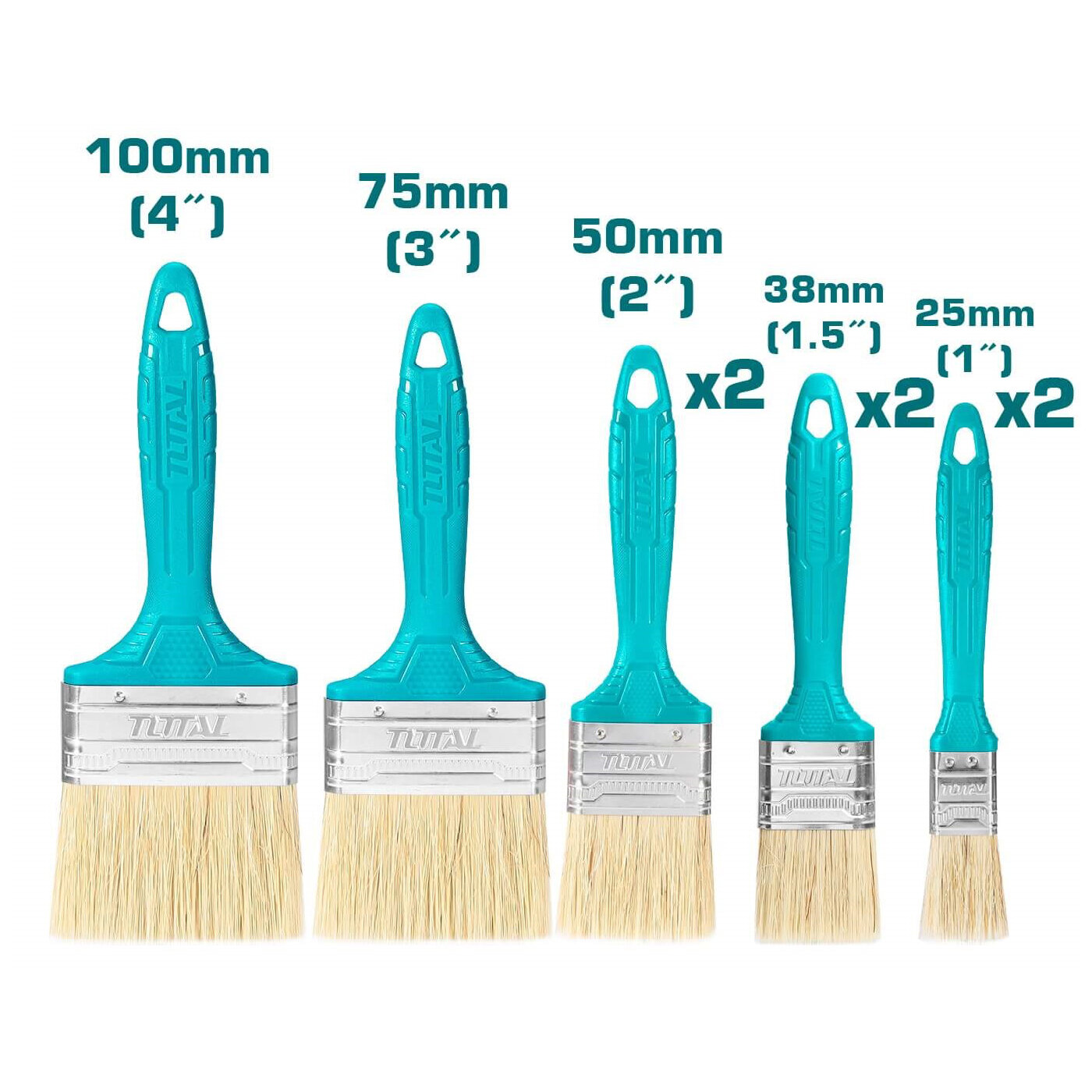 фото Набор кистей TOTAL THT8450801 (8 шт)