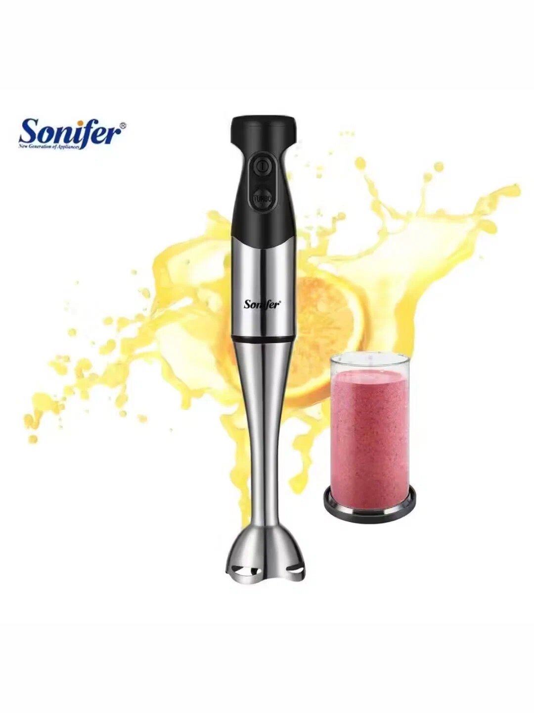 Qo'l blenderi Sonifer SF-8030, 0.6 л, 500 Вт турбо - 3