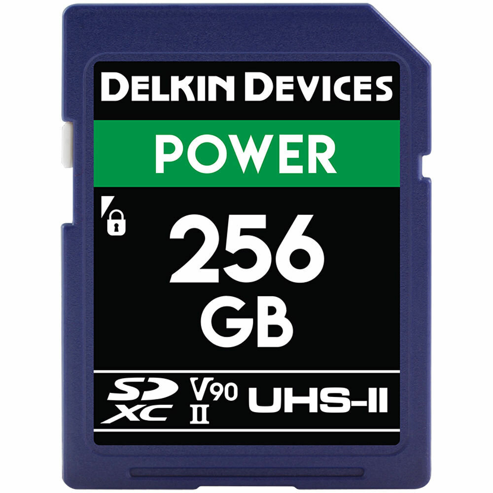 Карта памяти Delkin Devices Power SDXC 256GB 2000X UHS-II, R/W 300/250 МБ/с