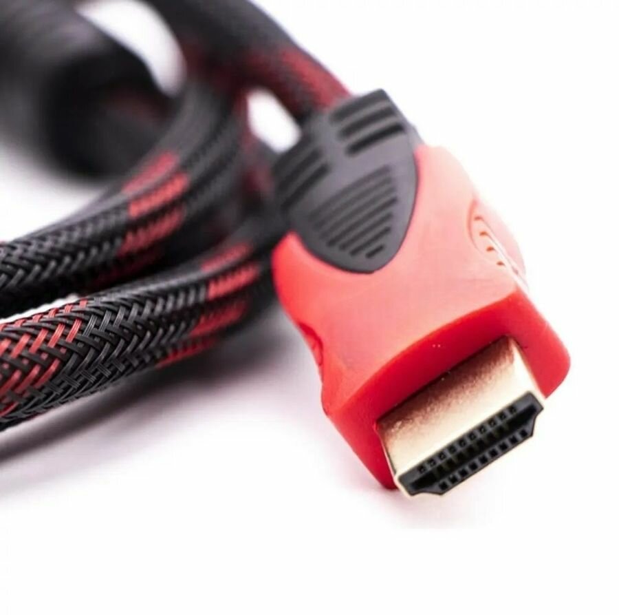 Кабель соединительный аудио-видео PREMIER 5-813R, HDMI (m) - HDMI (m) , ver 1.4, 1.5м, ф/фильтр, черный/красный [5-813r 1.5]