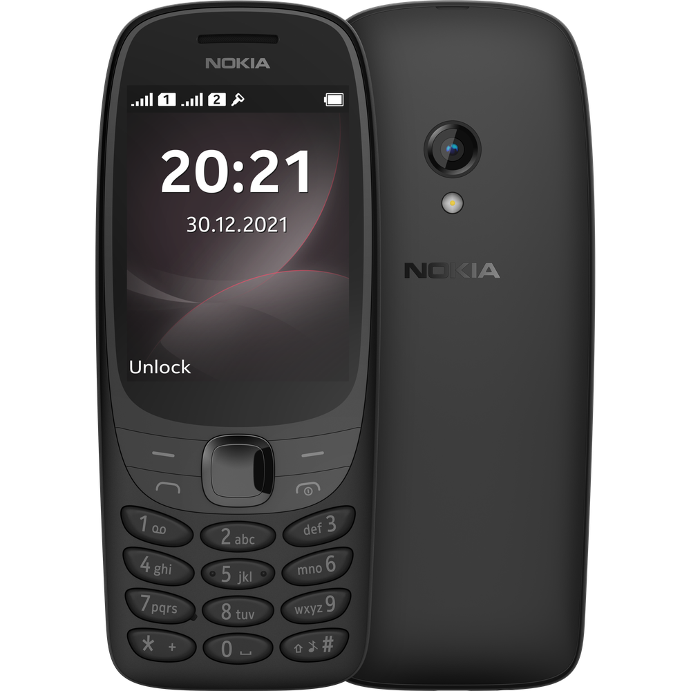 Телефон Nokia 6310 2021 Global для РФ, 2 SIM, черный