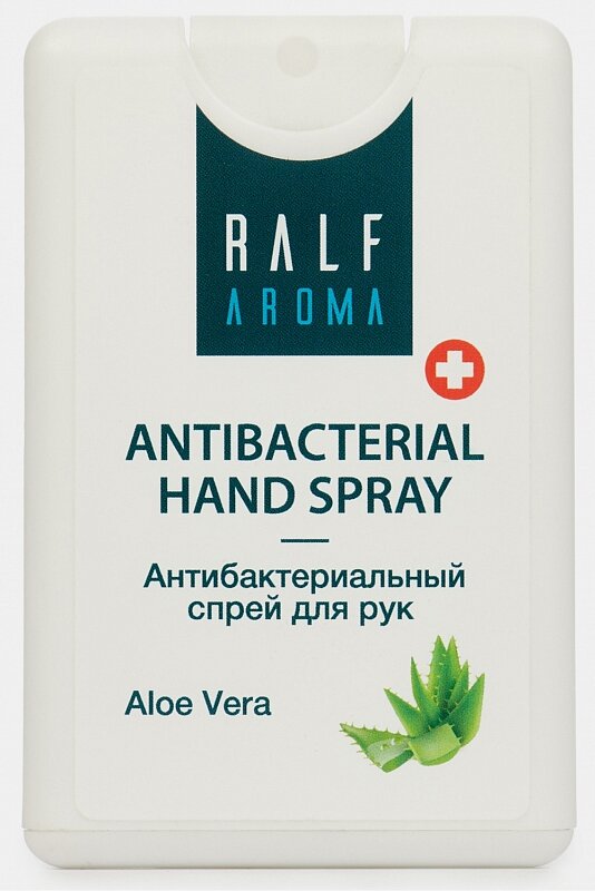 Антибактериальный спрей для рук RALFAROMA Aloe Vera Бесцветный
