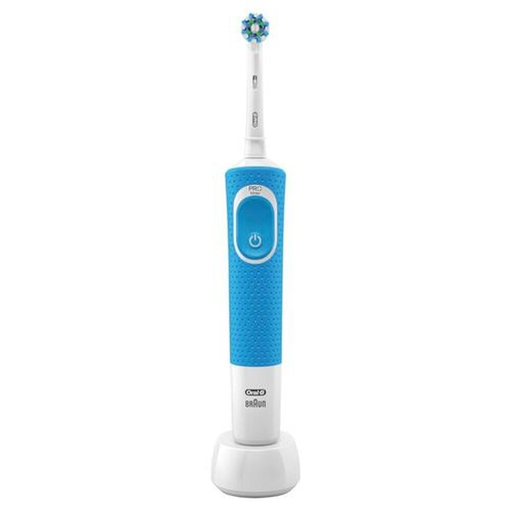 Электрическая зубная щетка Braun Oral-B Vitality D100.413.1 CrossAction голубой