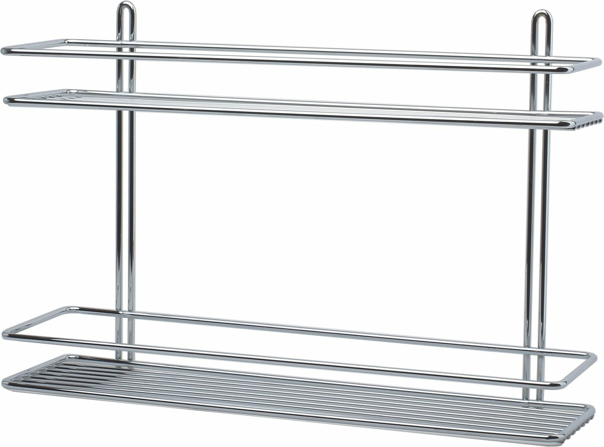 фото Полка для ванных принадлежностей VANSTORE CLASSIC хром 400х110х280 мм