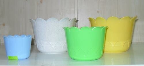 фото Кашпо ромашка 0,95Л d15СМ 150*150*104 MARTIKA