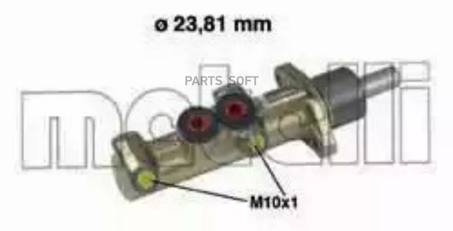 METELLI 05-0298 Главный тормозной цилиндр (23.81mm)